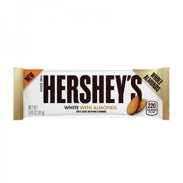 Hershey&#039;s White with whole Almonds Bar