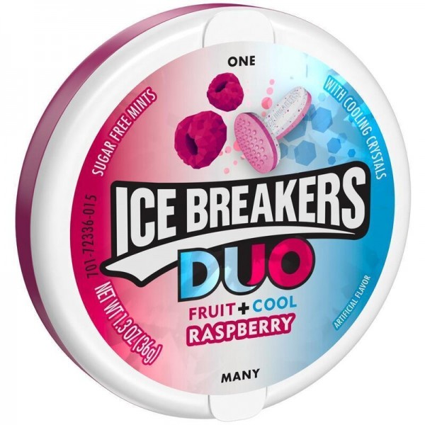 Ice Breakers Duo Fruit + Cool Raspberry - Zuckerfrei