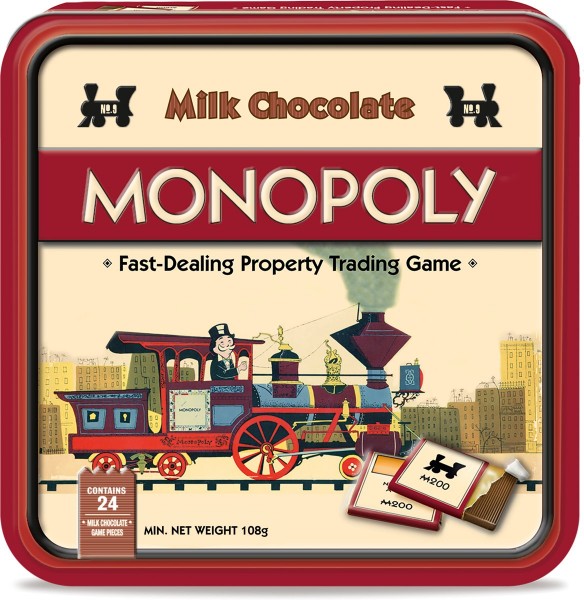 Monopoly Metallbox Schokoladenspiel
