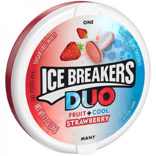 Ice Breakers Duo Fruit + Cool Strawberry - Zuckerfrei